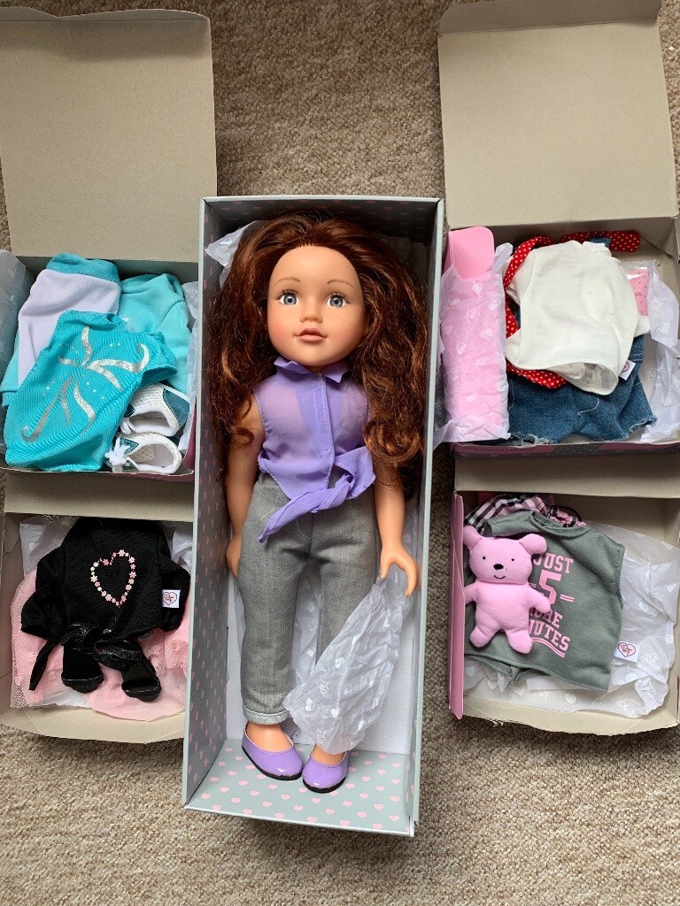 Designer friend doll with four outfits in Norwich, Norfolk Gumtree
