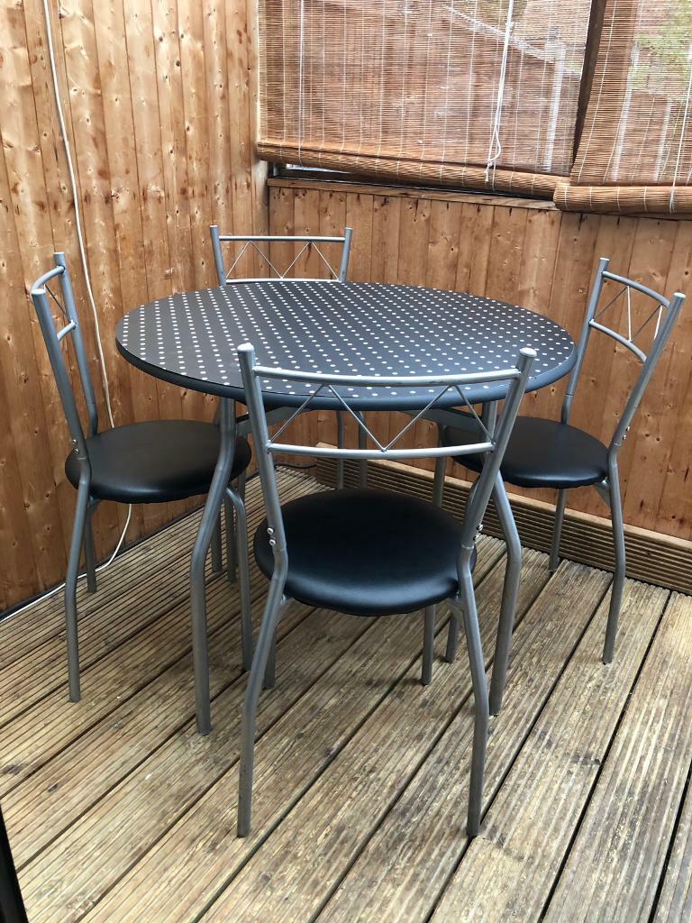 Black Dining Table and 4 Chairs | in Bracknell, Berkshire ...