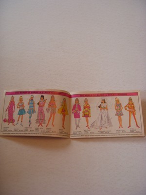 VINTAGE MATTEL WORLD OF BARBIE CASEY FRANCIE SKIPPER TUTTI MINI BOOK #2, 1967!