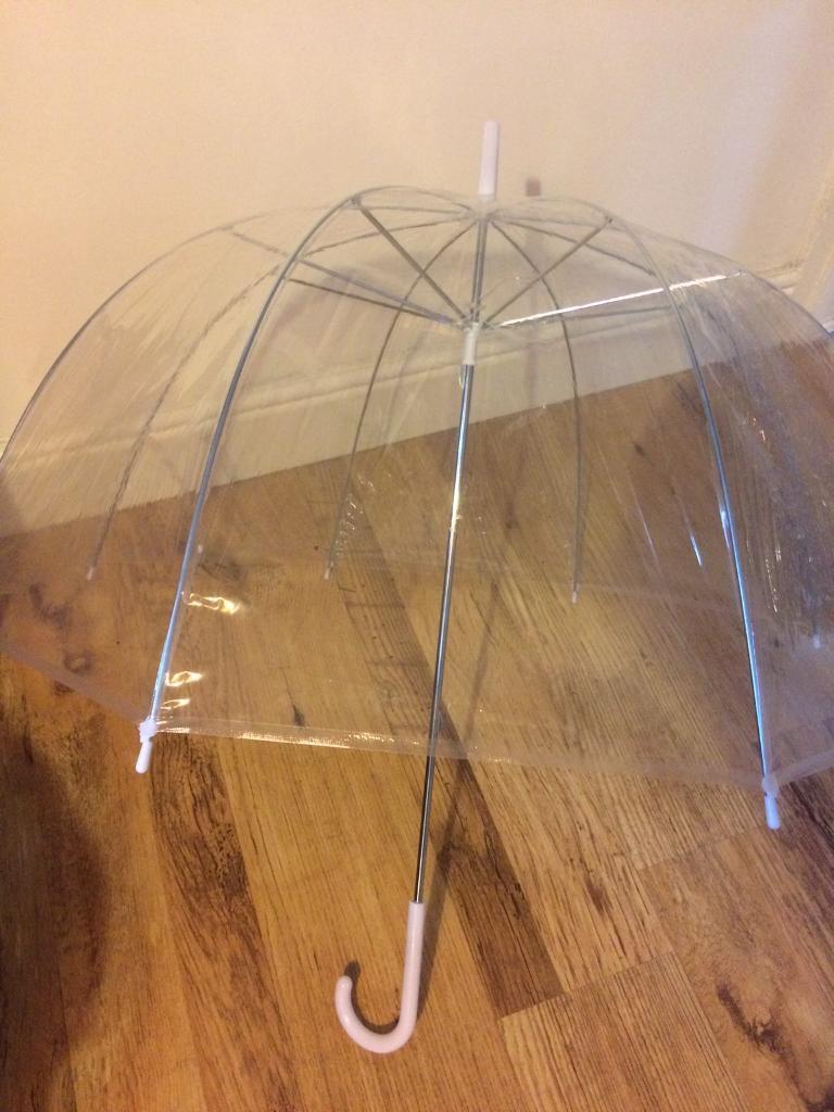 Clear Plastic Dome Umbrellas x 8 in Meadows, Nottinghamshire Gumtree