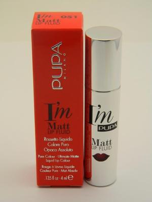 PUPA I'M Matt Lip Fluid Pure Color Liquid Lipstick - 051 Diva's Red - 4ml