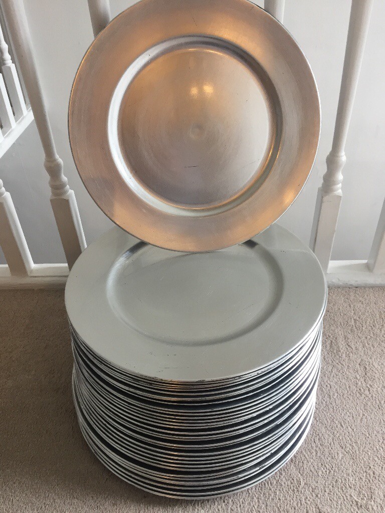 35, Silver Plate Chargers in Harpenden, Hertfordshire Gumtree