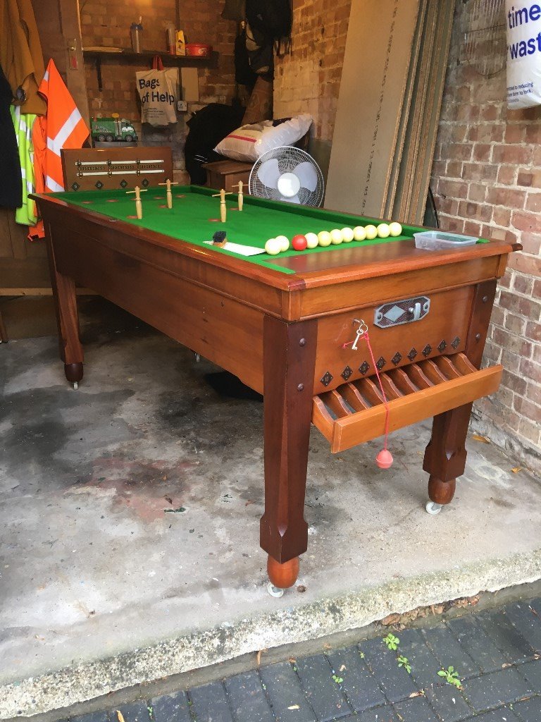 BAR BILLIARDS TABLE.....much loved and enjoyed....fully refurbished