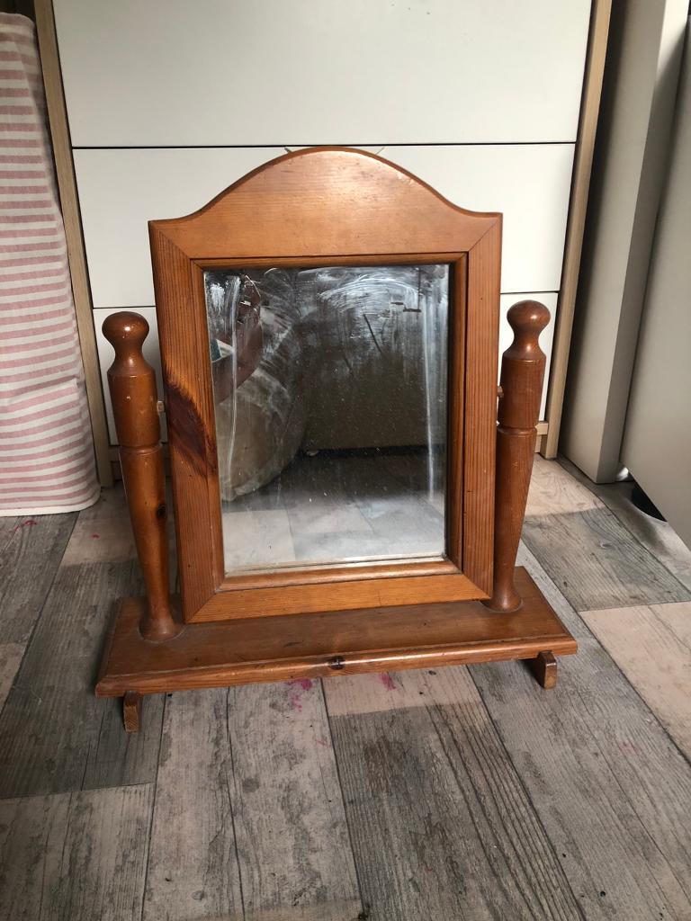 Vintage Wooden Vanity Mirror in Battersea, London Gumtree