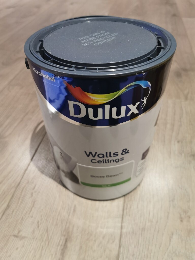 Dulux 'goose down' silk 5l emulsion paint in East Kilbride, Glasgow