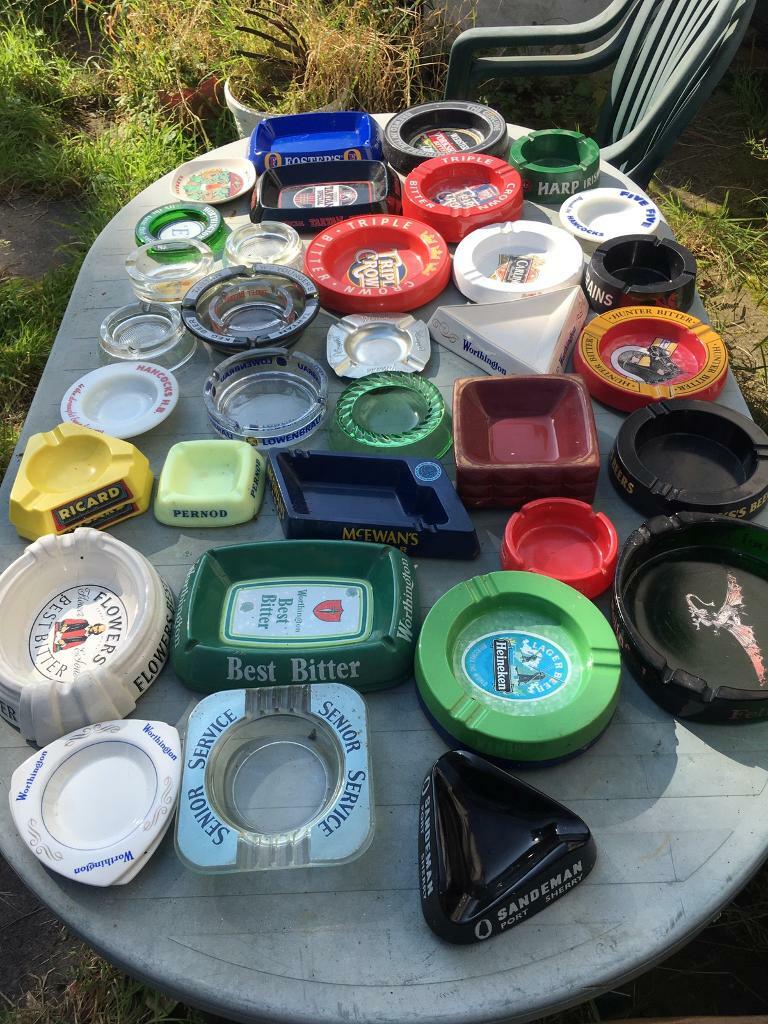 Collection of pub ashtrays in Swansea Gumtree