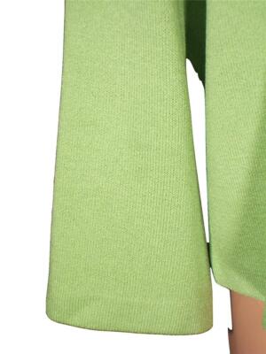 Pre-owned St John St. John Knits Lime White Santana Knit Topper Jacket Blazer Sz 10 $1045