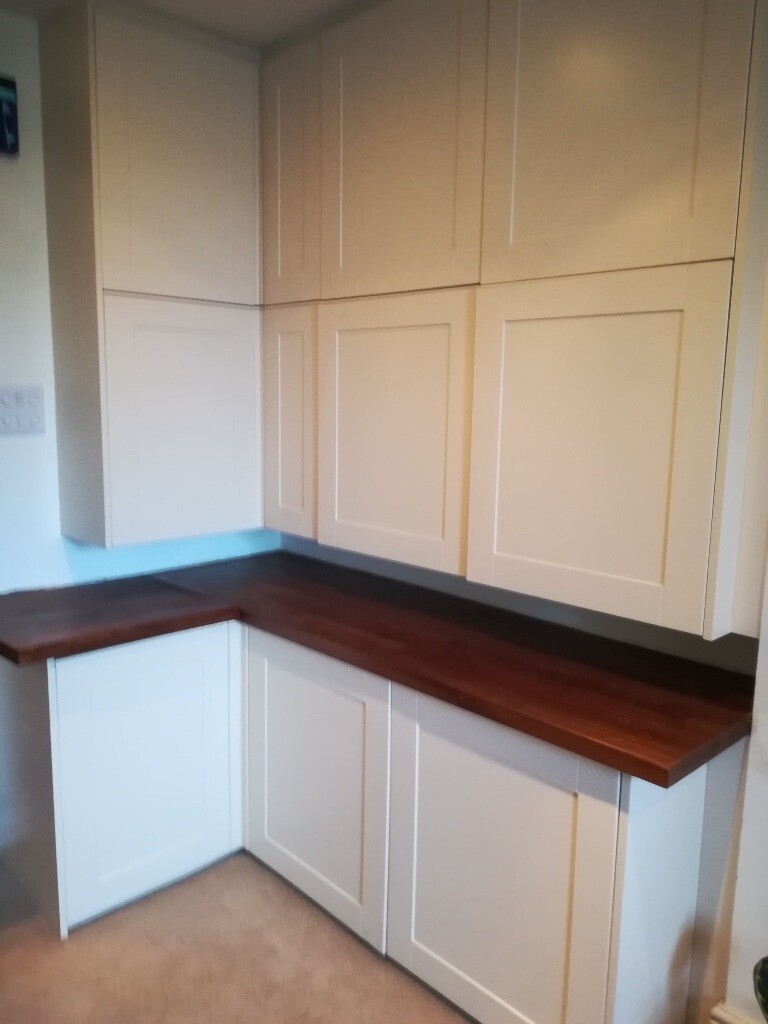Howden's Shaker Kitchen units in excellent condition with solid wood