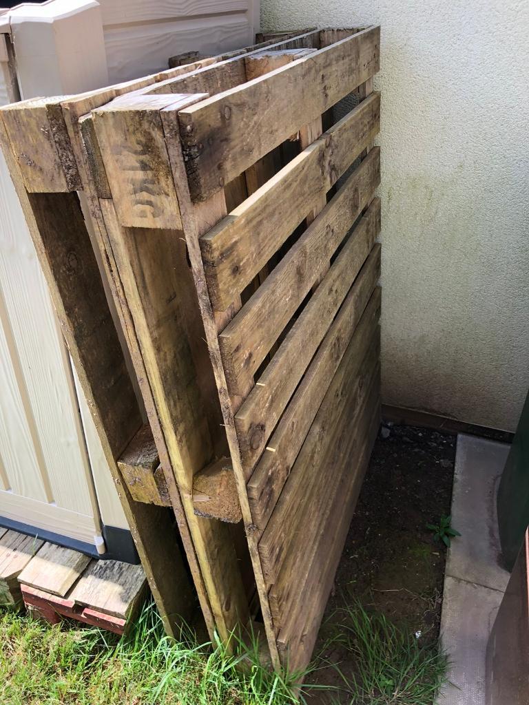 2x strong heavy duty wooden pallets in Plymouth, Devon Gumtree