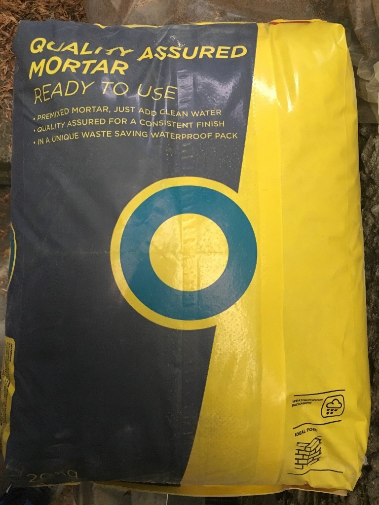 3 bags Ready Mixed Mortar / 1 bag Multi finish Plaster (NEW) in