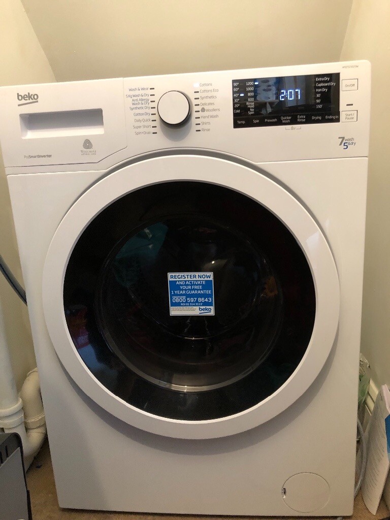 Beko Washer Dryer with John Lewis guarantee in Stamford, Lincolnshire