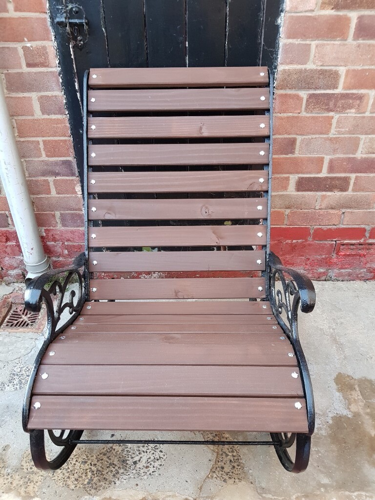 VRARE Cast Iron Garden Rocking Chair in Blyth, Northumberland Gumtree