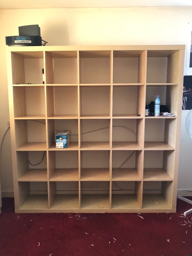 URGENT SALE Ikea Kallax Wooden Bookcase (25 shelves) in Leith