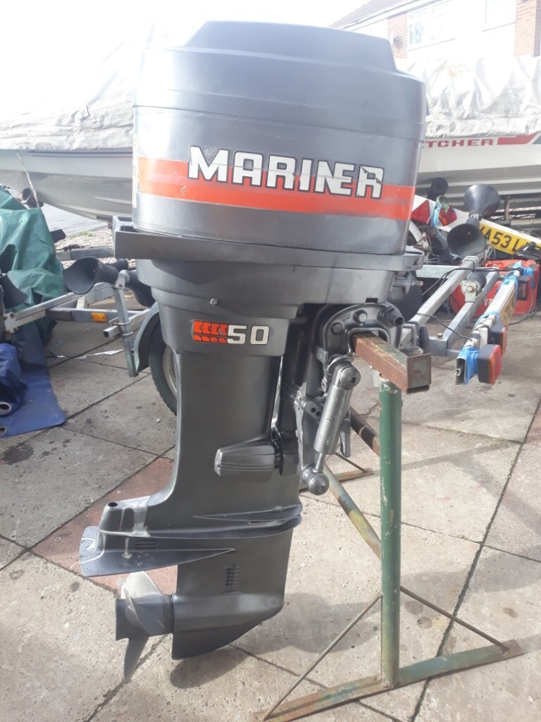 MARINER 50HP OUTBOARD BOAT ENGINE LONGSHAFT in Bacup, Lancashire
