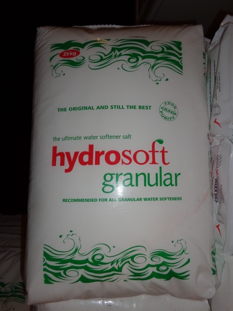 Hydrosoft Water Softener Granular Salt 5x 25kg bags in Sible