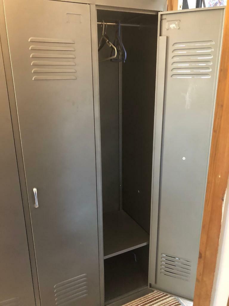 Locker Style Industrial Wardrobe From Maisn Du Monde in Kingswood