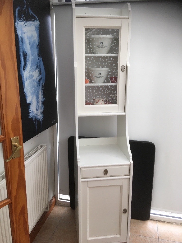 WHITE SLIMLINE KITCHEN / DINING ROOM DRESSER in Brighton, East Sussex