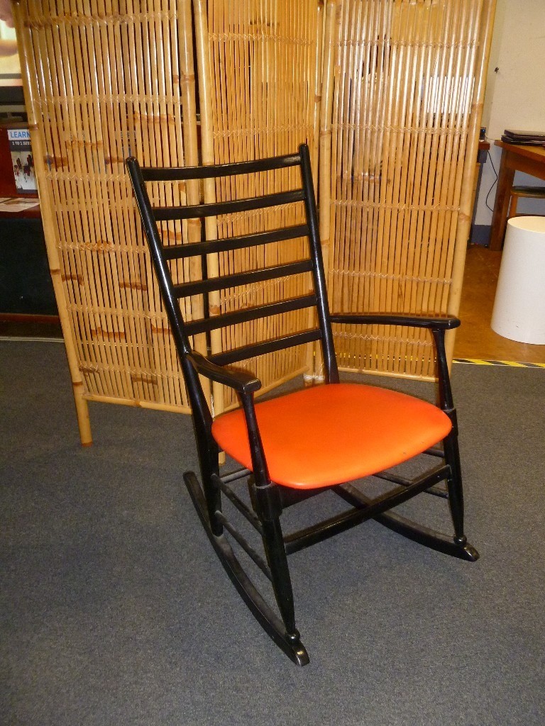 Vintage 1970’s ladder back Rocking Chair | in Leith Walk, Edinburgh