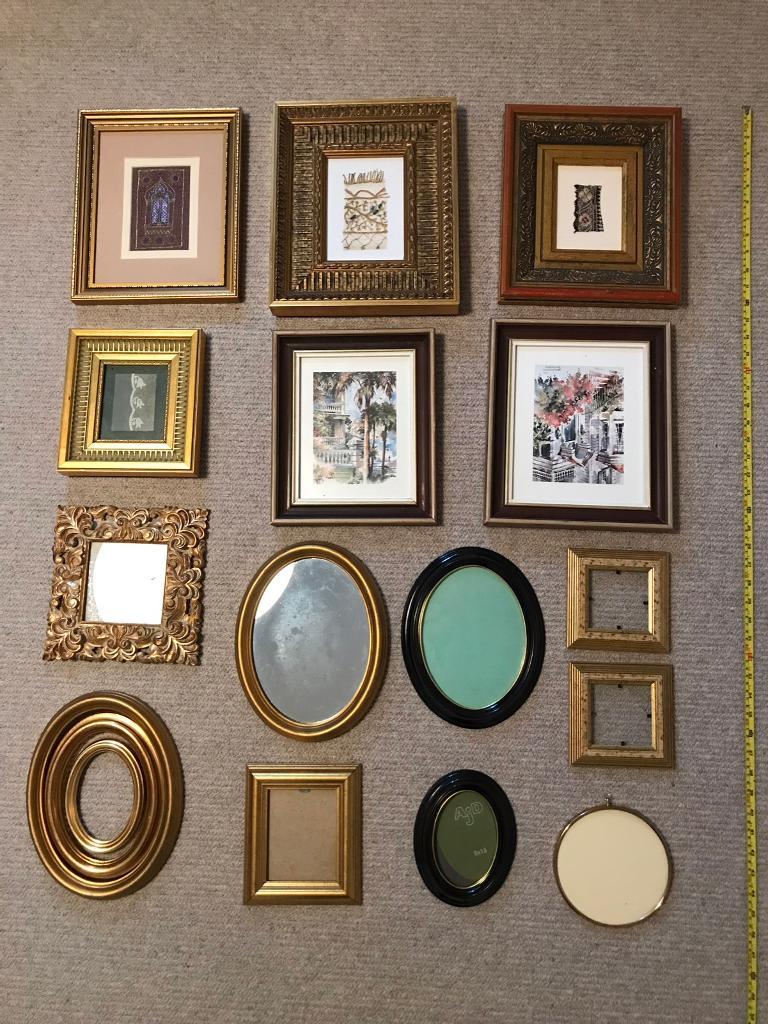 Job Lot of Gilt Effect Picture Frames in Weybridge, Surrey Gumtree