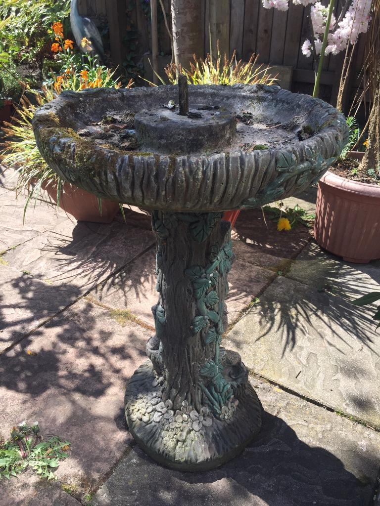 Concrete bird bath in Sheffield, South Yorkshire Gumtree