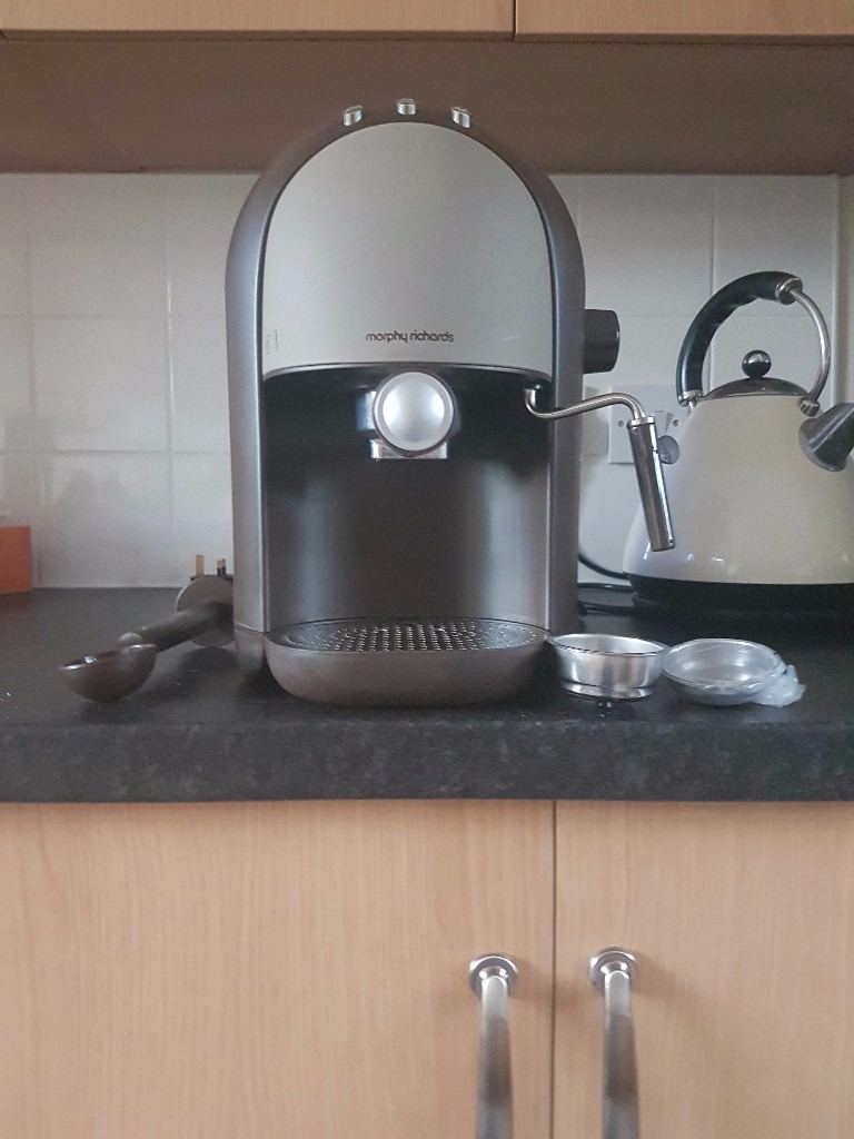 Morphy Richards 172005 Accents Espresso Coffee Maker Pebble in