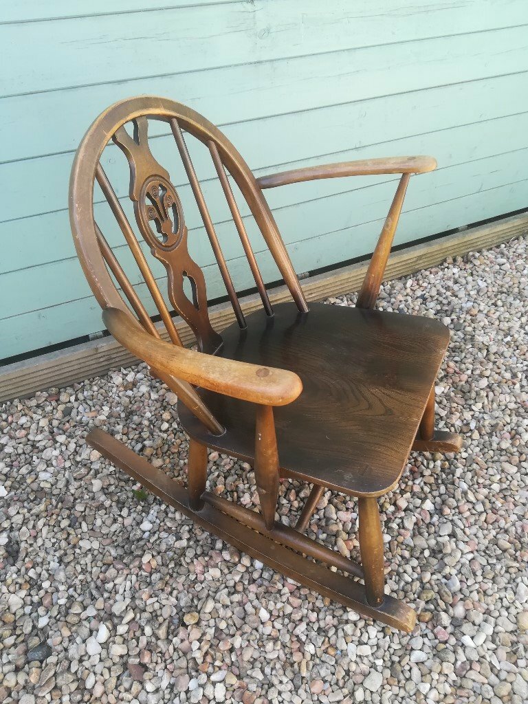 VINTAGE ERCOL SMALL ROCKING CHAIR in Maybole, South Ayrshire Gumtree