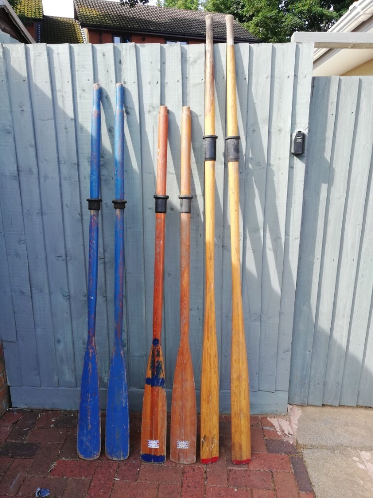 6 oars for boat / yacht / dinghy / canoe / rowing in Swansea Gumtree