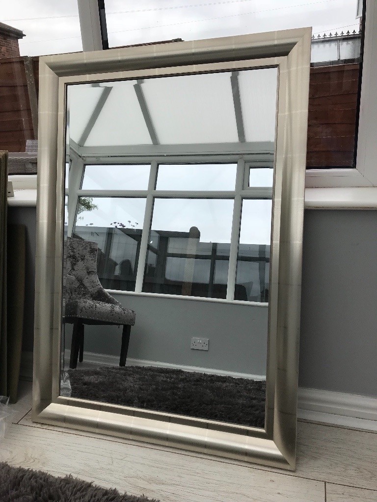 Gold rimmed mirror in Blackley, Manchester Gumtree