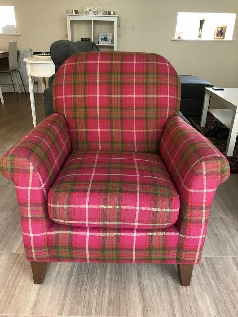 Next Home Tartan Armchair in Radstock, Somerset Gumtree