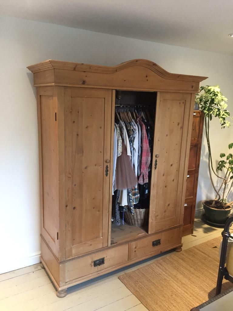 Antique Pine Wardrobe In Stockport Manchester Gumtree