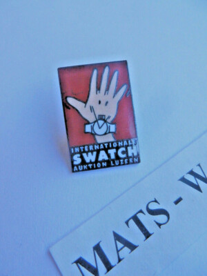 SWATCH+PIN SWATCH+LUZERN-AUCTION+NEU/NEW