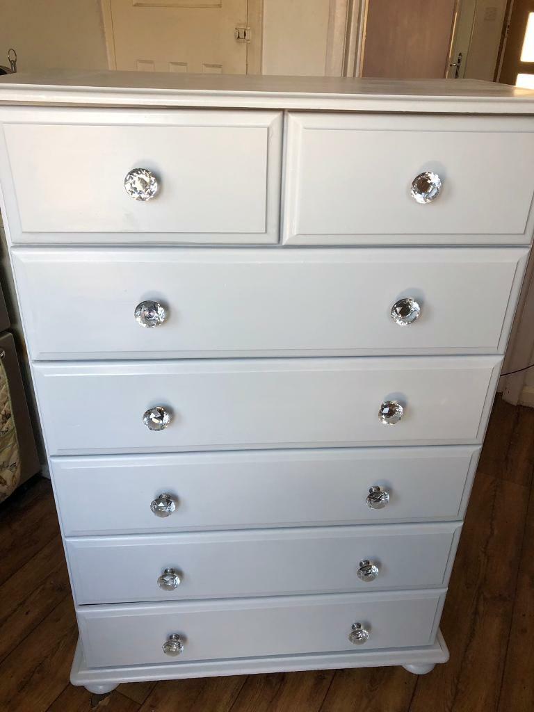 Solid Pine Painted Chest Of Drawers In Ashford Surrey Gumtree