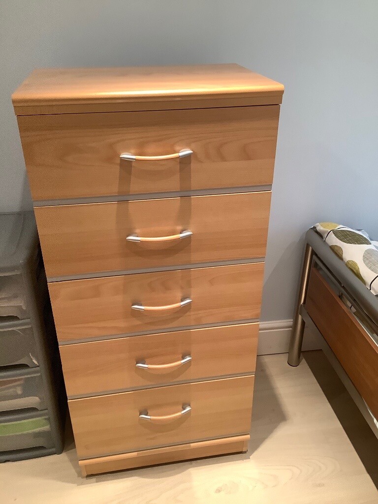TALL 5 DRAWER CHEST in Newport Gumtree