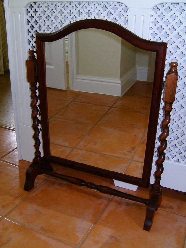 Wooden tilt side mirror in Sittingbourne, Kent Gumtree