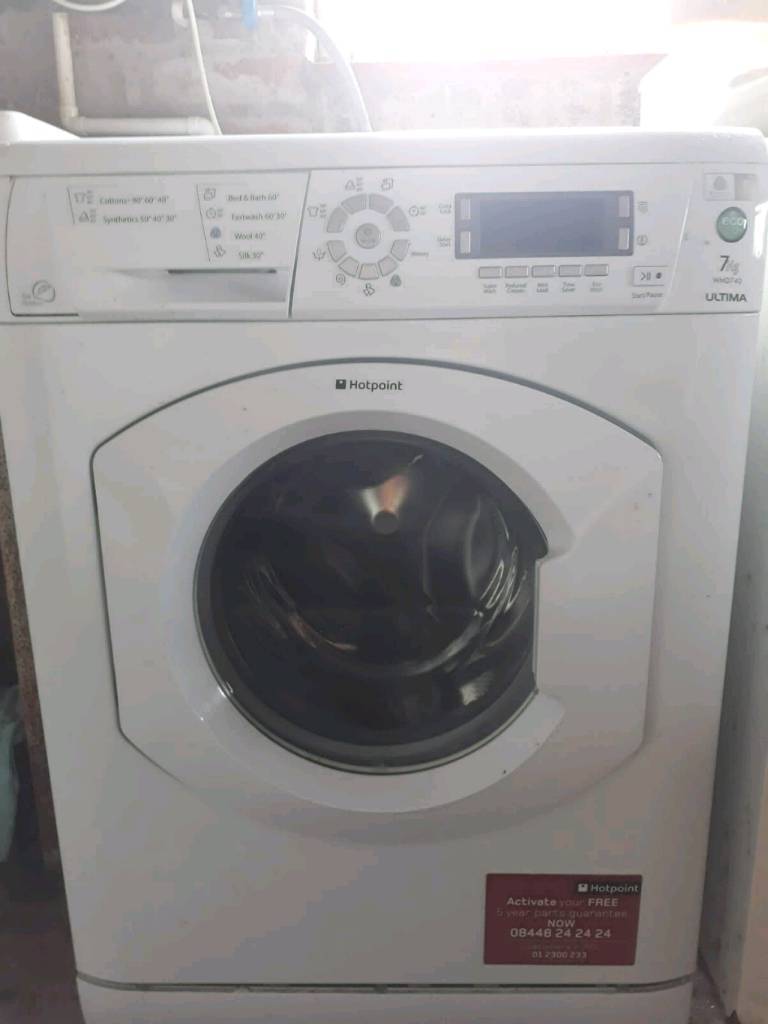 Hotpoint Ultima WMD740 washing machine 7kg load in Newcastle, Tyne