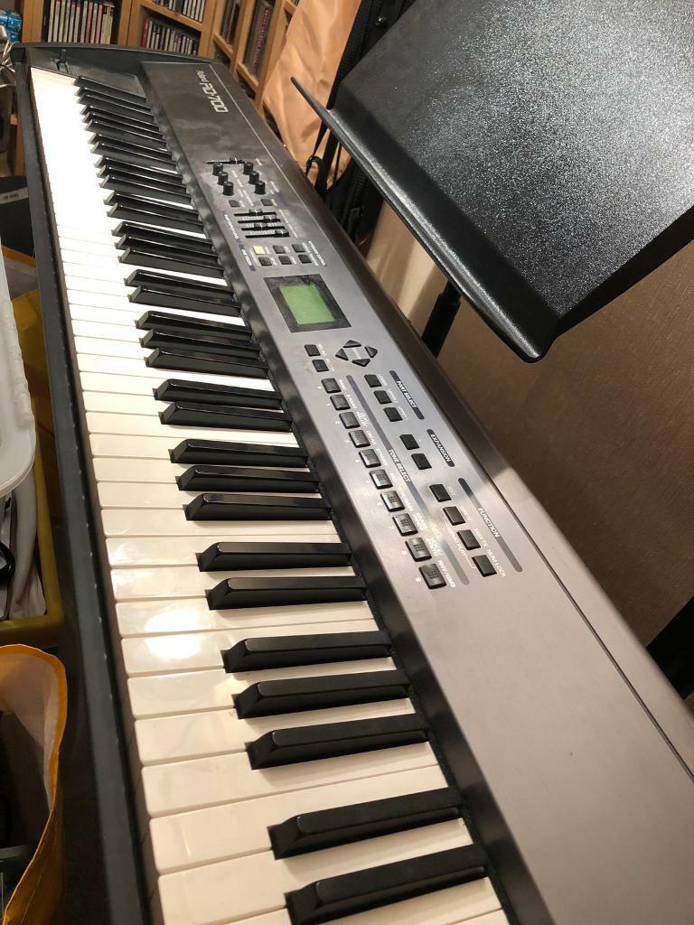 Roland RD 700 stage piano with custom made flight case in Aberdeen