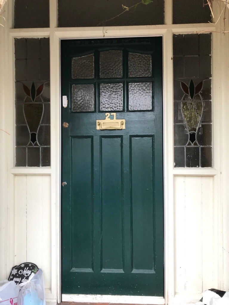 1930’s front door would look great stripped in Wirral, Merseyside