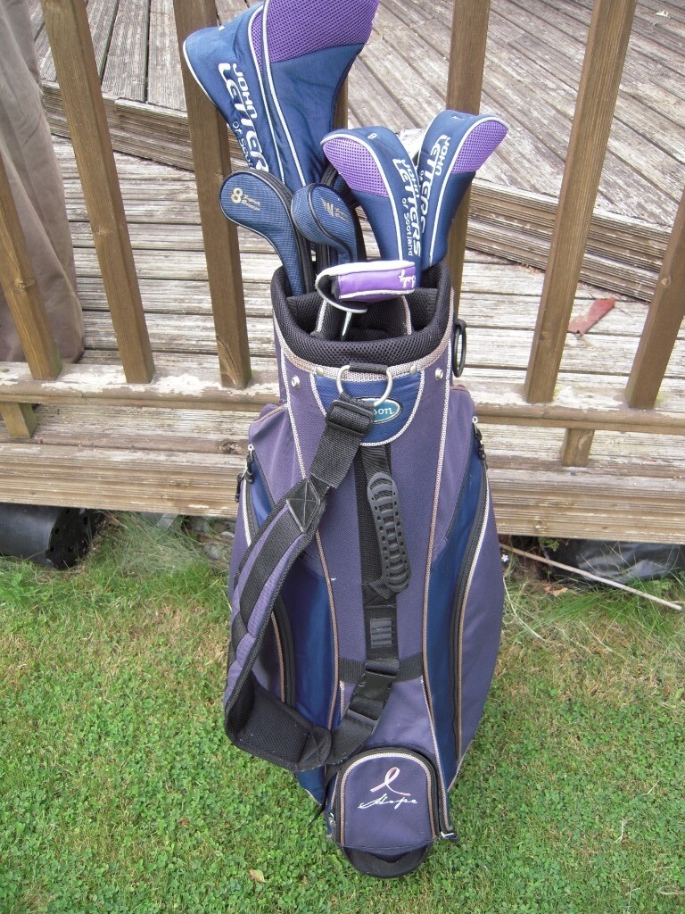 Ladies RH John Letters Golf club set in Wilson Trolley bag. in East