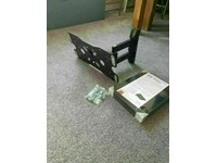 Tv wall brackets The main bracket is 26 to 42 inch plus Floating Shelves new condition