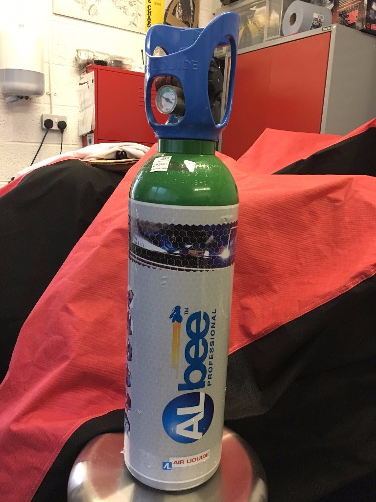 albee none rentable Argon tig /mig welding bottle with gas in