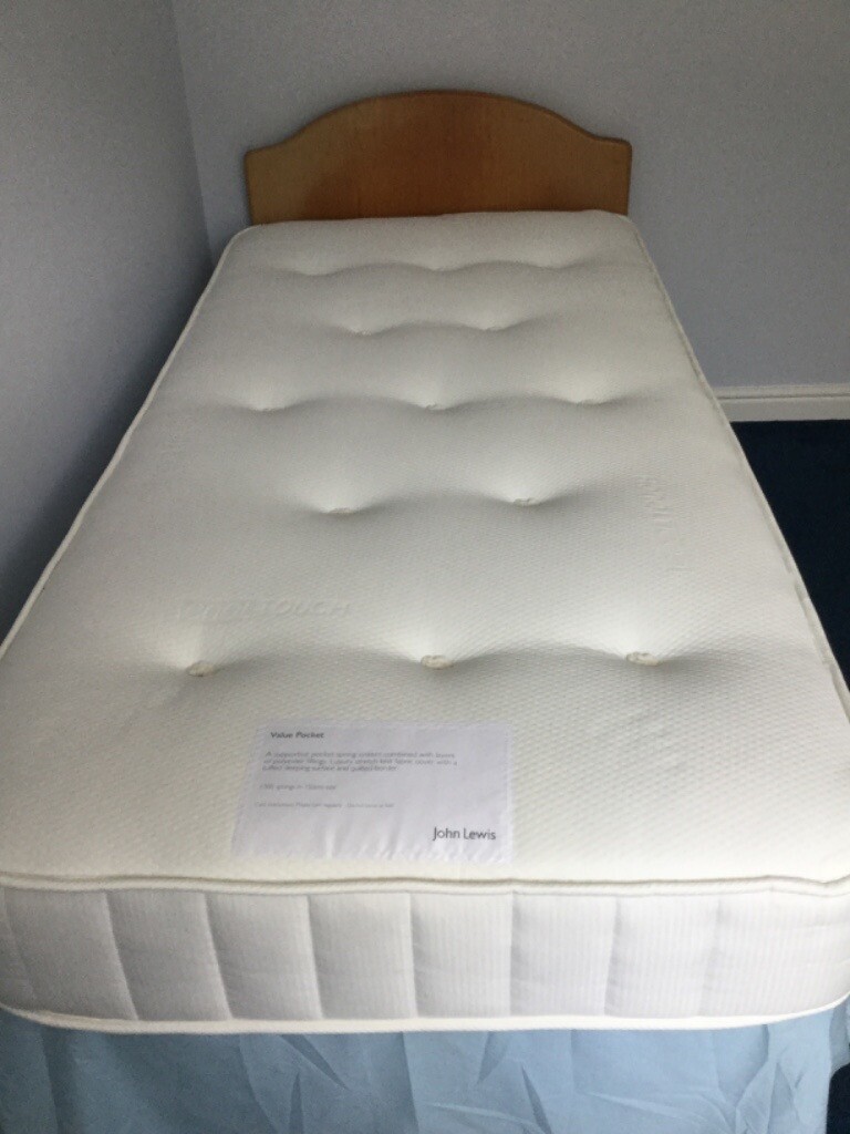 John Lewis Single Mattress excellent condition in Norwich, Norfolk