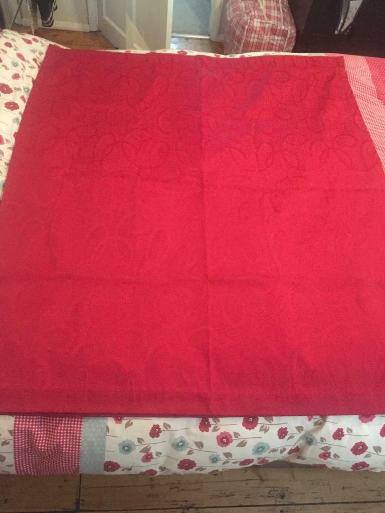 Two Pairs Of Lined Red Dunelm Curtains Vgc In Brighton East