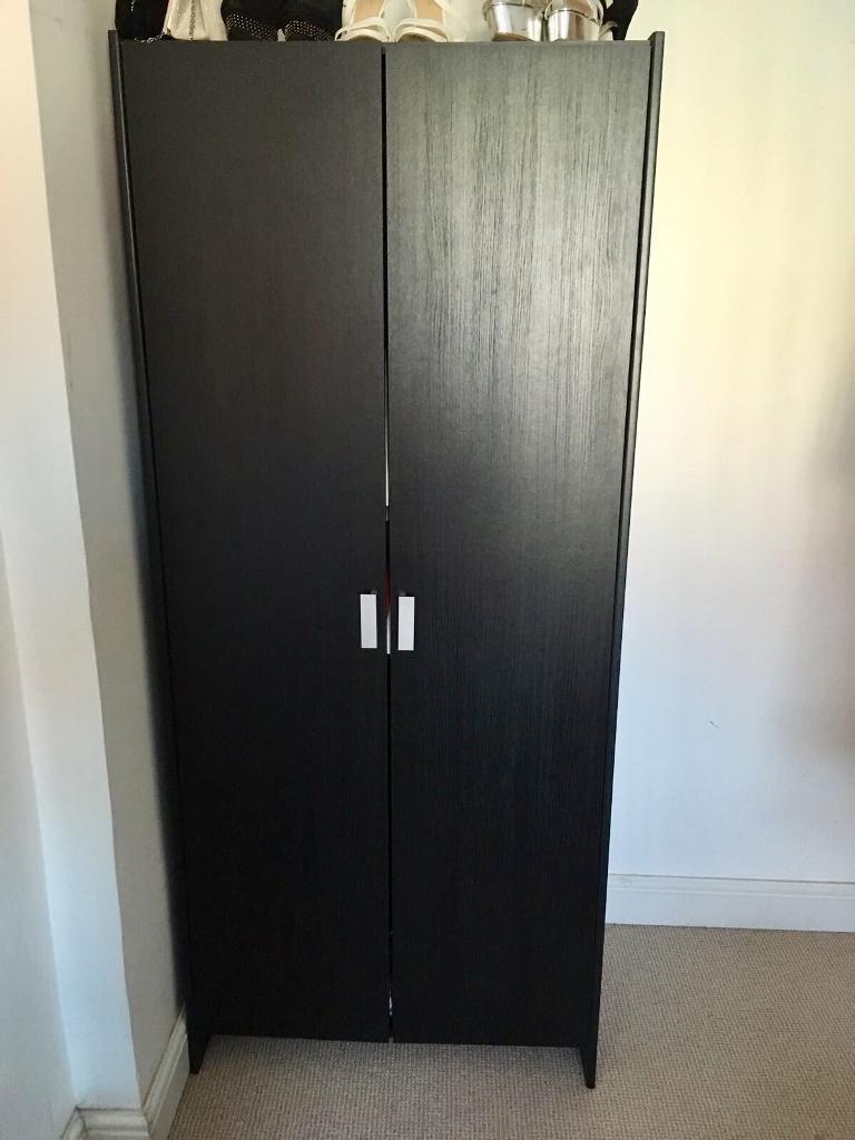 Black Double Wardrobe Argos Capella Range In Bootle