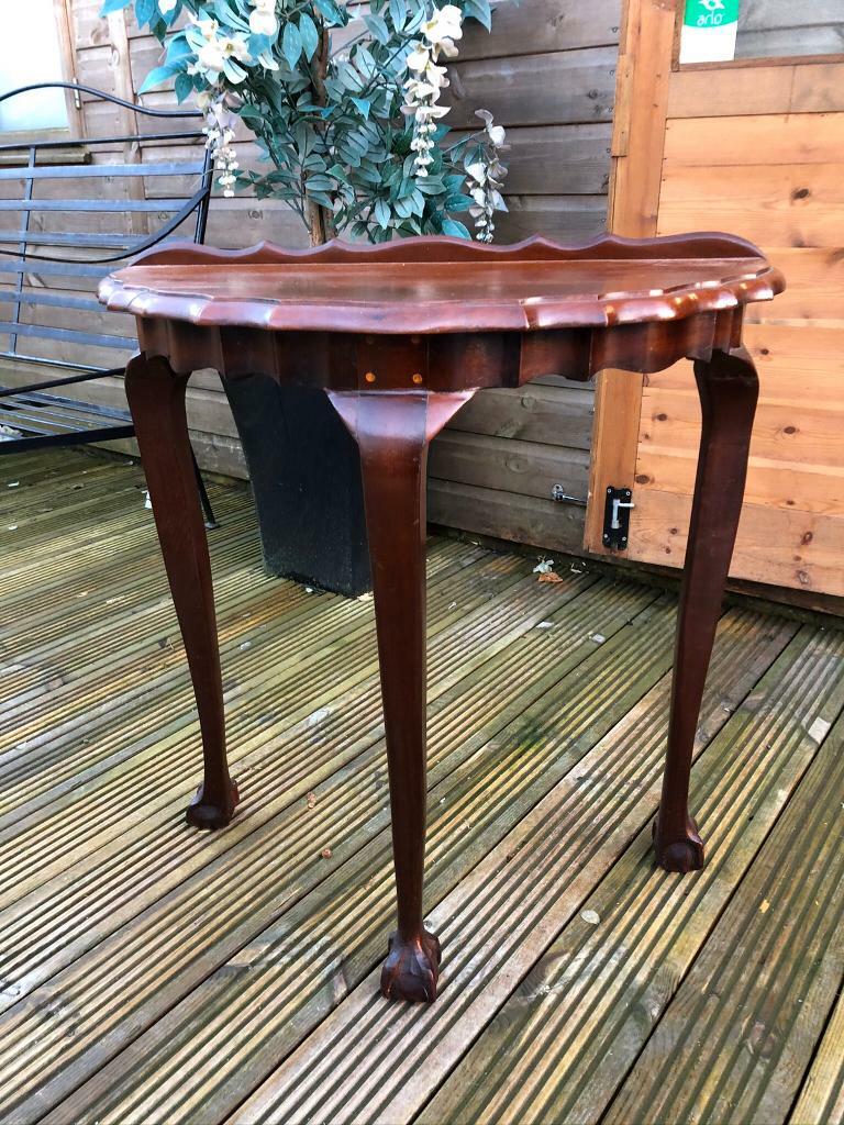 Small half moon table in Royal Wootton Bassett, Wiltshire Gumtree