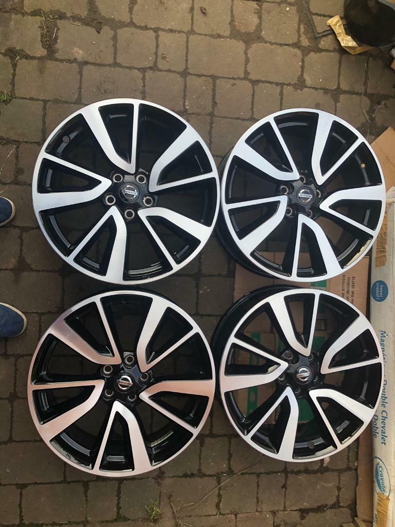 4x New 19” Genuine 2019 Nissan Qashqai 2 Tekna alloy wheels xTrail Juke 5x114 18 LAST SET CAN