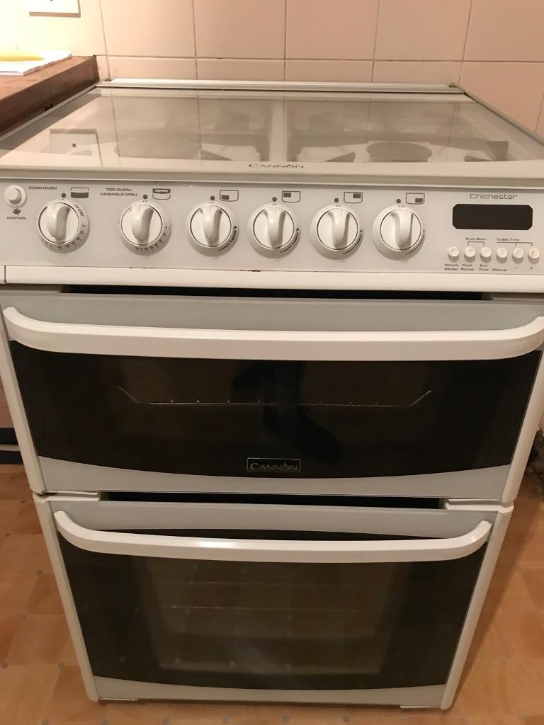 White Cannon double oven gas cooker in Accrington, Lancashire Gumtree