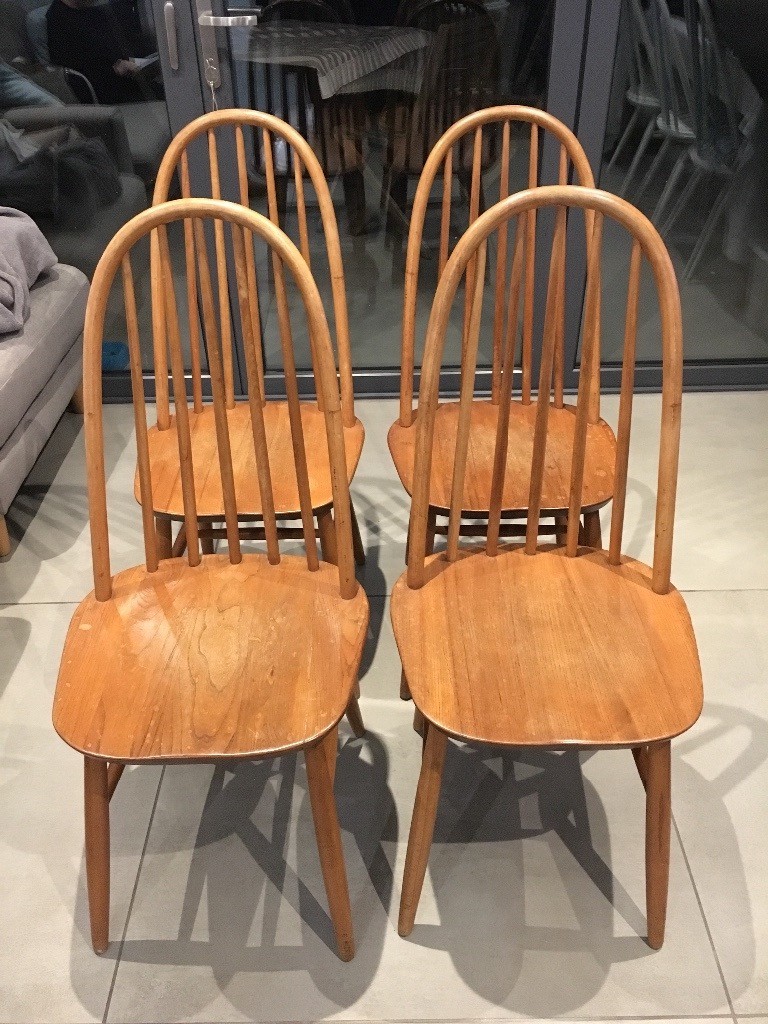 4 x Ercol style dining chairs in Bristol Gumtree
