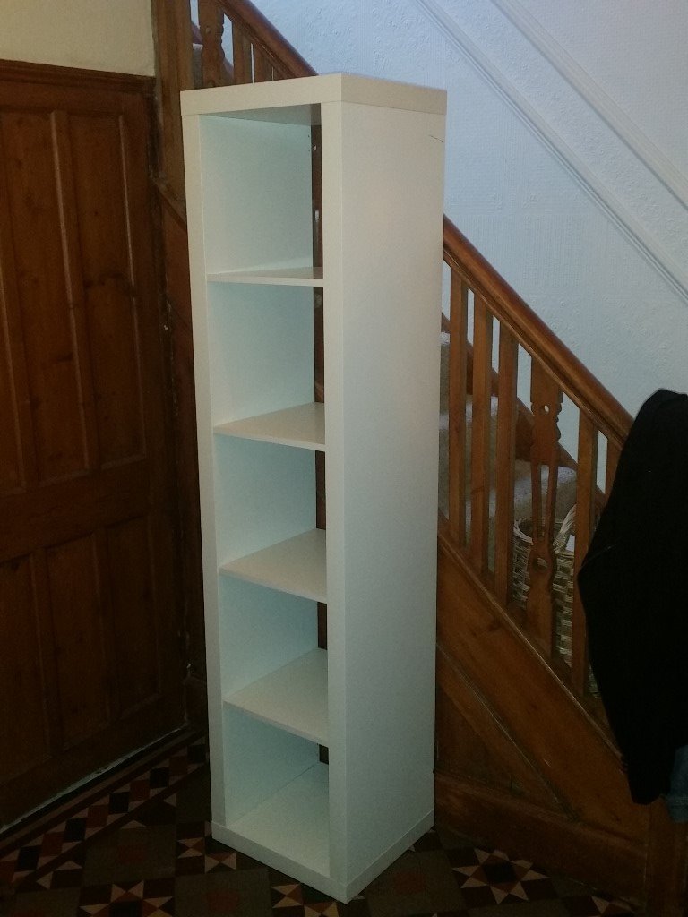 ikea kallax 5x1 white shelving unit. vgc. can deliver | in coventry