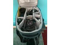 Nikon dslr 7100 kit with case and 3 lenses and tripod