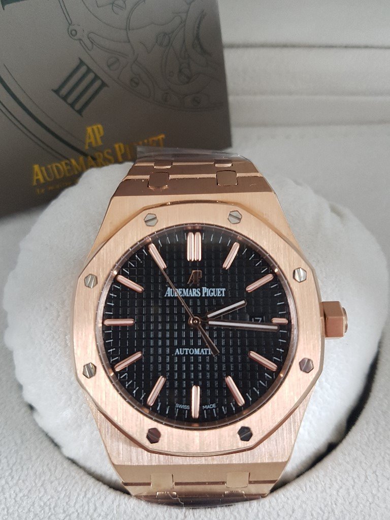 Automatic AP Watch, Rose Gold, Black Face New, Boxed *** in West End